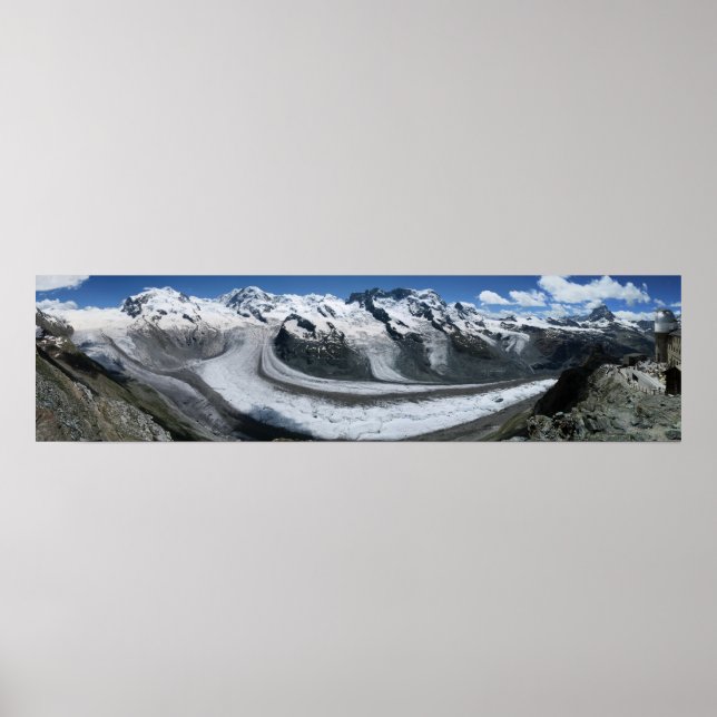 Póster Gornergrat Zermatt Monte Rosa (Frente)