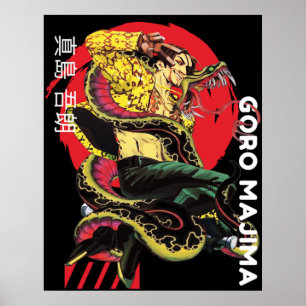 Póster Goro Majima Yakuza