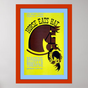 Póster Gorra de Caballos Eats