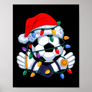 Póster Gorra de Deportes de Navidad Xmas Santa Hombres Mu