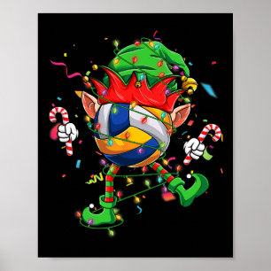 Póster Gorra de Elf de la pelota de voleibol bailarina Sm