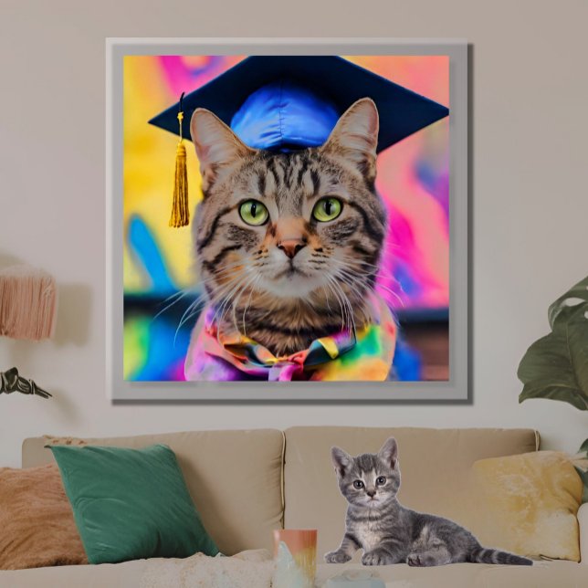 Póster Gorra de grado de Jazzy Kitty (Subido por el creador)