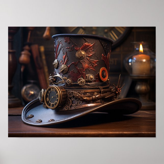 Póster Gorra Steampunk (Frente)