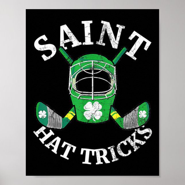 Póster Gorra Tricks Hockey Chispas Niños St Patricks D (Frente)