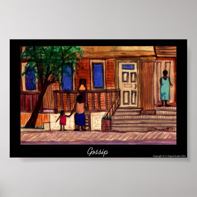 Póster Gossip (Frente)