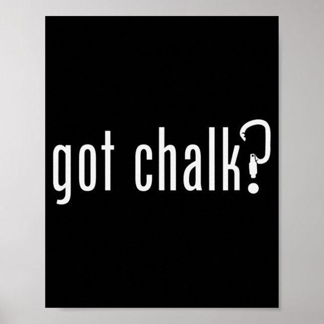 Póster GOT CHALK Fun Rock Climber (Frente)