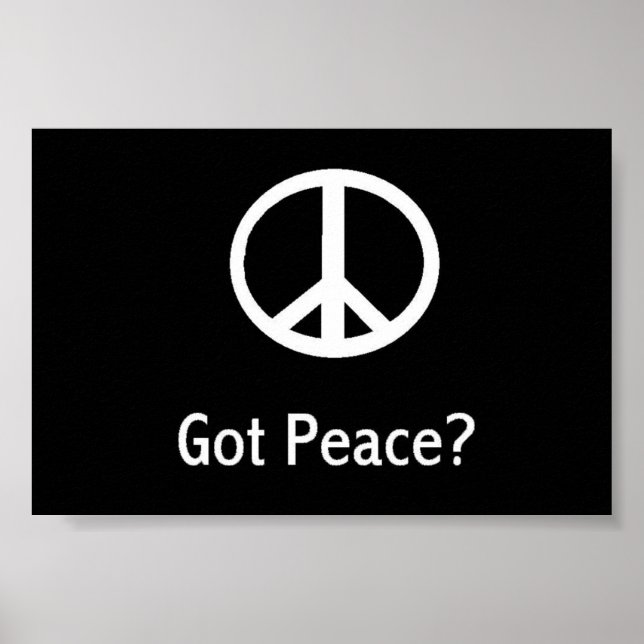 Póster got peace? (Frente)
