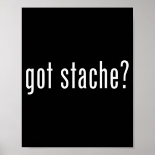 Póster Got Stache_ Respeta El Bigote Amantes Del Bigote M