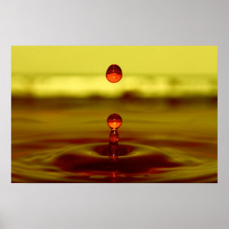 Póster Gota de agua