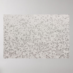 Póster Gotas de agua