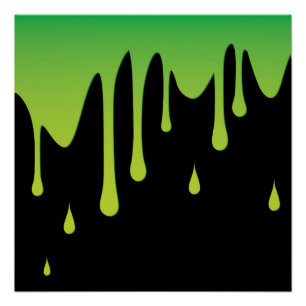 Póster goteo de deslizamiento