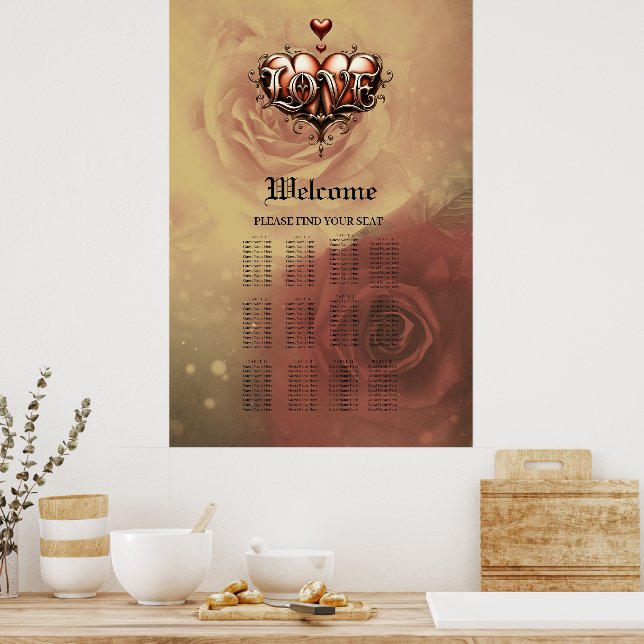 Póster Gothic Moon –Eternal Love Beneath the Midnight Sky (Cocina)