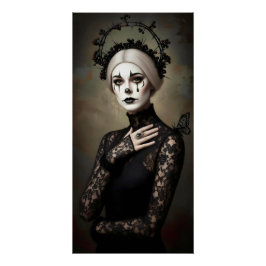 Póster Gothic Rose Queen – Dark Romantic Art