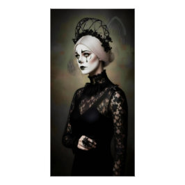 Póster Gothic Rose Queen – Dark Romantic Art
