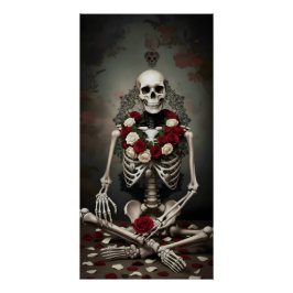 Póster Gothic Rose Queen – Dark Romantic Art