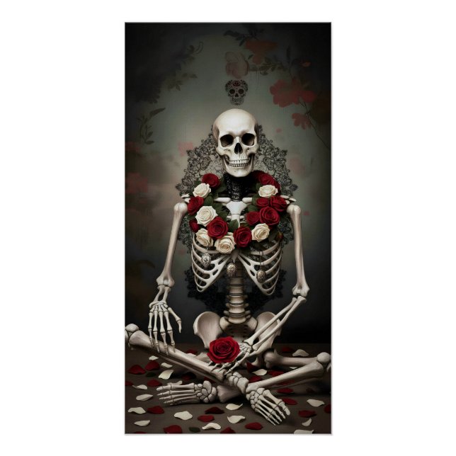 Póster Gothic Rose Queen – Dark Romantic Art (Anverso)