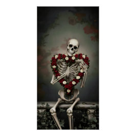 Póster Gothic Rose Queen – Dark Romantic Art