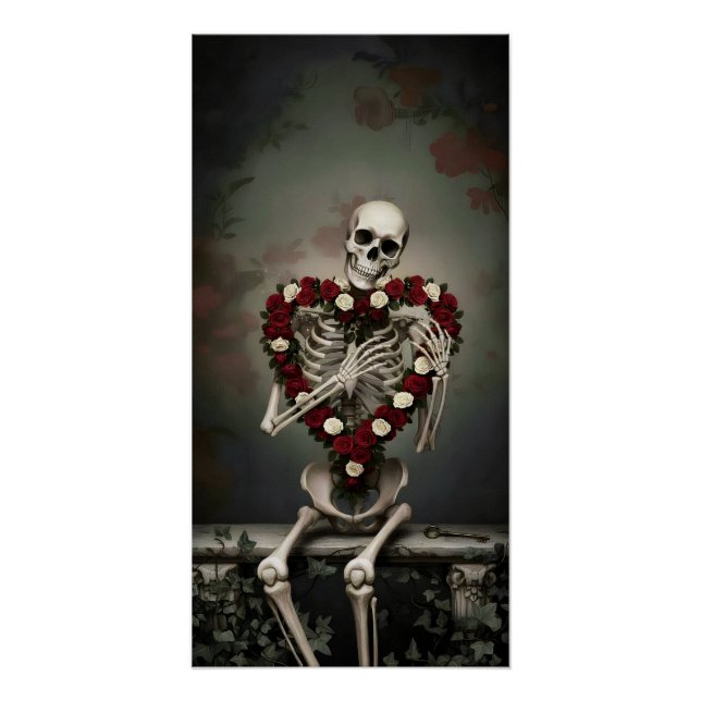 Póster Gothic Rose Queen – Dark Romantic Art (Anverso)