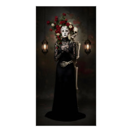 Póster Gothic Rose Queen – Dark Romantic Art
