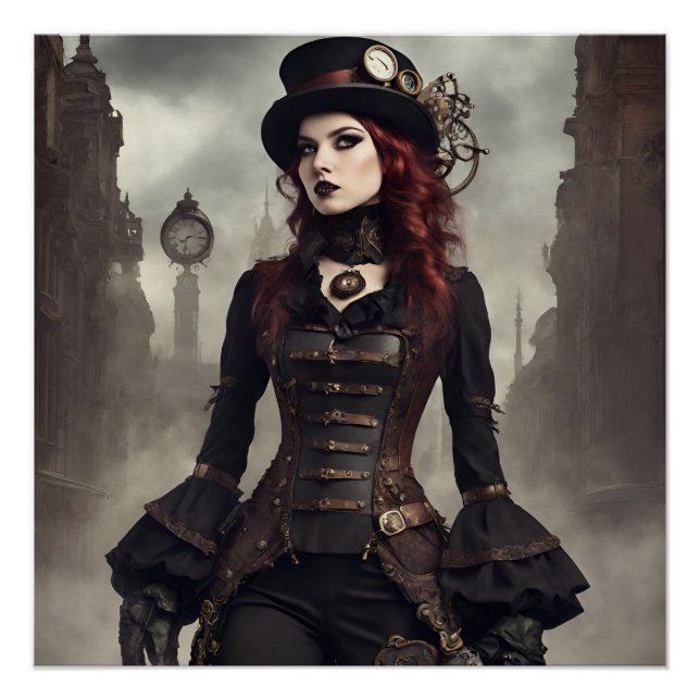 Póster Gothic Steampunk (Anverso)
