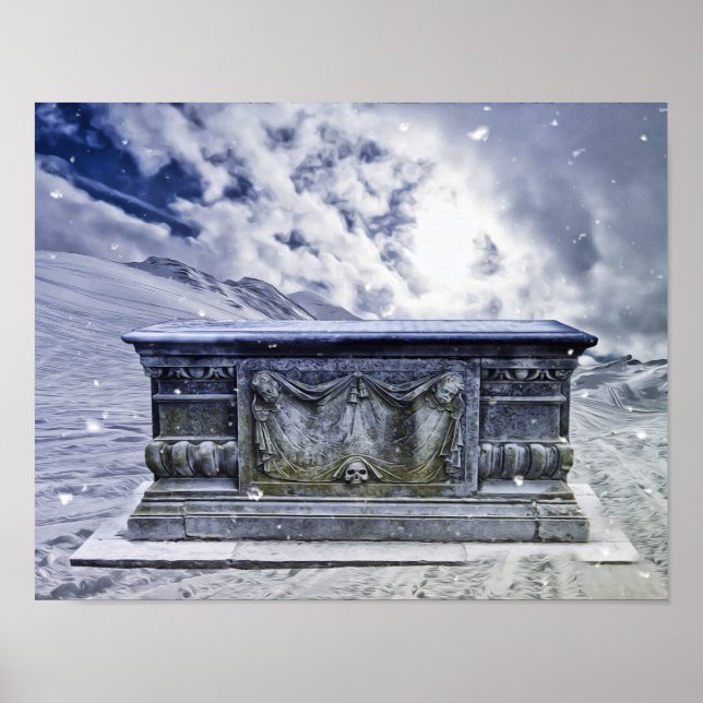 Póster Gothic tomb poster (Frente)