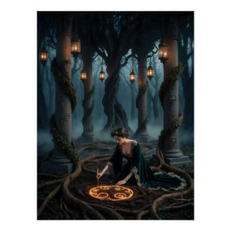 Póster Gothic Virgo – Ritueel van de Aarde