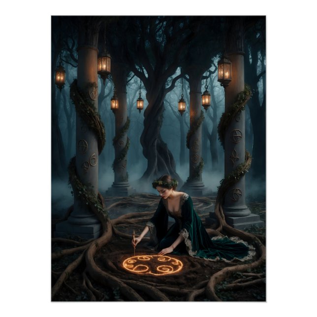 Póster Gothic Virgo – Ritueel van de Aarde (Anverso)