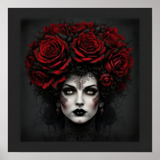 Póster Gothic Woman