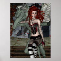 Gótica serie Fae BRIDGETTE Fantasy Art