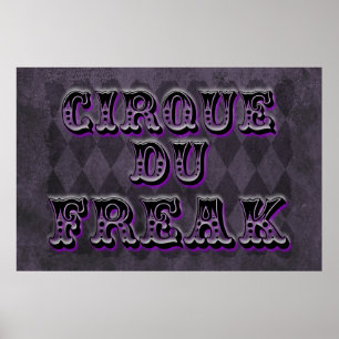 Póster Gótico Argyle Cirque Du Freak