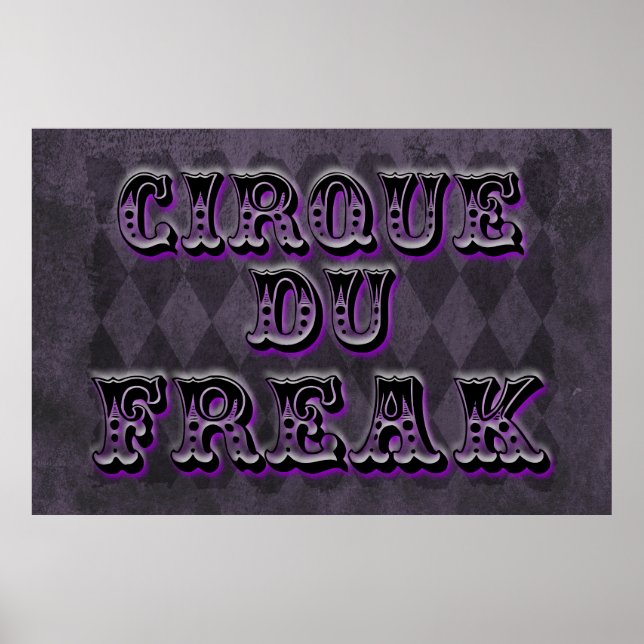 Póster Gótico Argyle Cirque Du Freak (Frente)