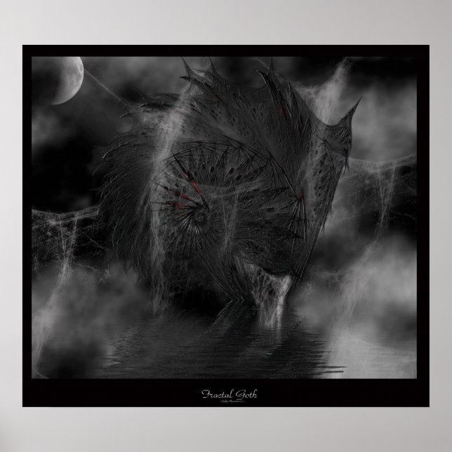 Póster Gótico fractal (Frente)