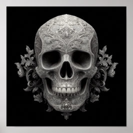 Póster Gótico Skull