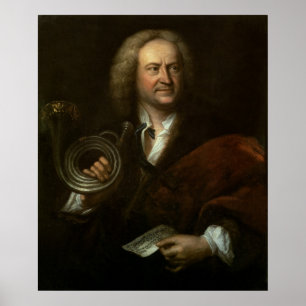 Póster Gottfried Reiche, músico y a solas mayores
