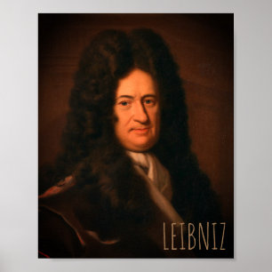 Póster Gottfried Wilhelm Leibniz (feat. 1695) Poster