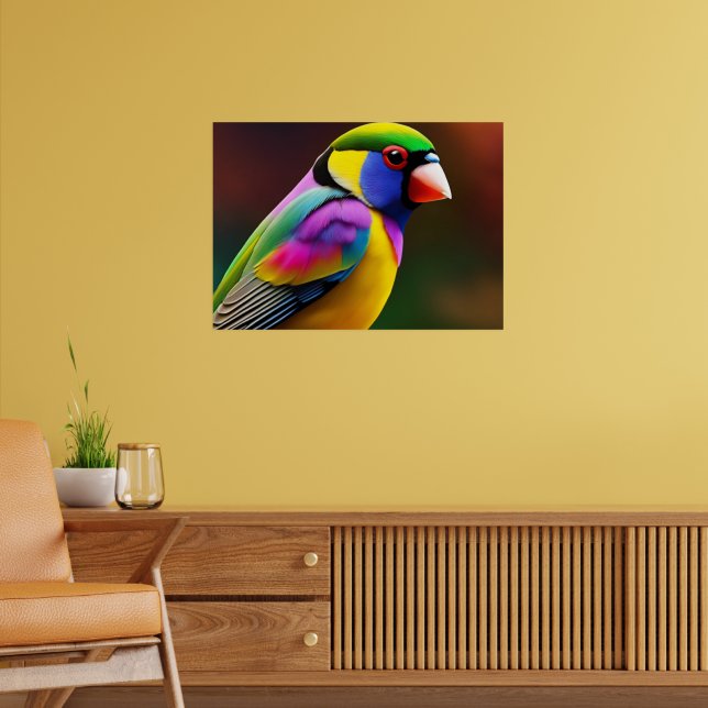 Póster Gouldian Finch Poster (Salón 2)