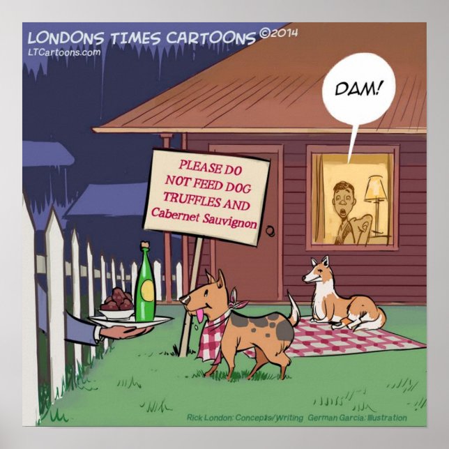 Póster Gourmet Dogs Funny Poster (Frente)