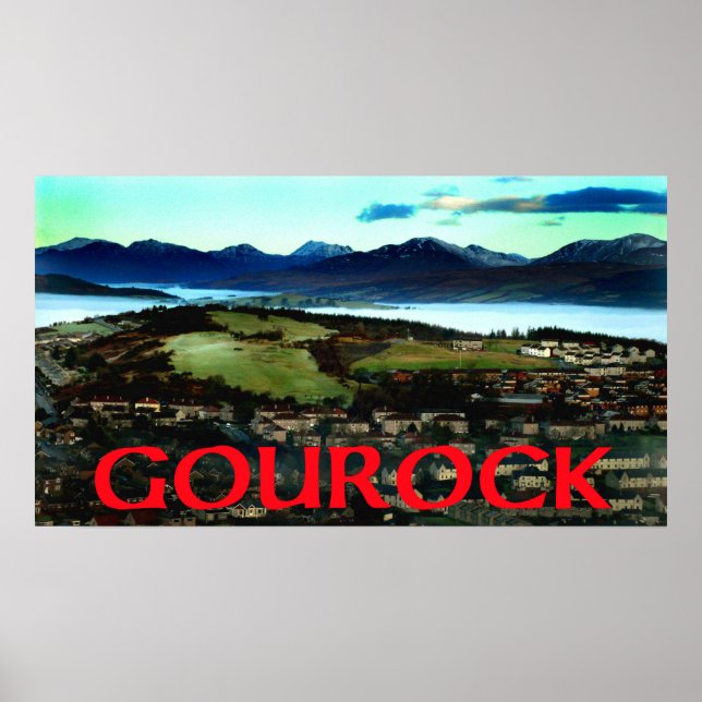 Póster gourock scotland (Frente)