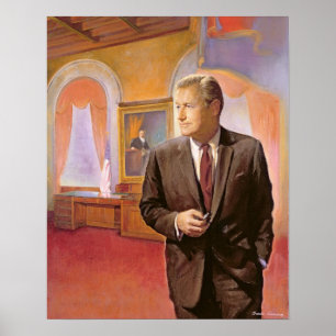 Póster Governor Nelson A. Rockefeller