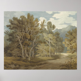 Póster Gowbarrow Park, Ullswater (por John White Abbott)