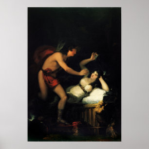 Póster Goya - Alegoría del amor (Cupido y Psique) 1798