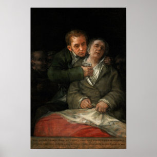 Póster Goya - Asistida Por La Médica Arrieta 1820