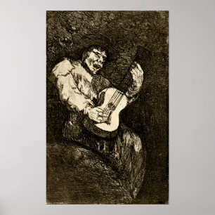 Póster Goya - Cantor Ciego 1820