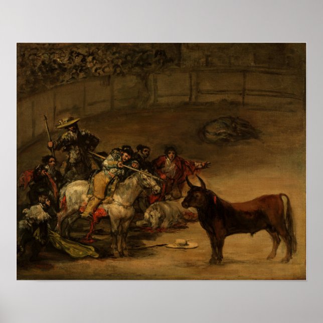 Póster Goya - Corrida 1824 (Frente)