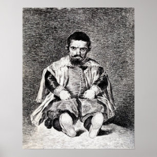 Póster Goya - El Enano Sebastian Morra En La Corte De ...