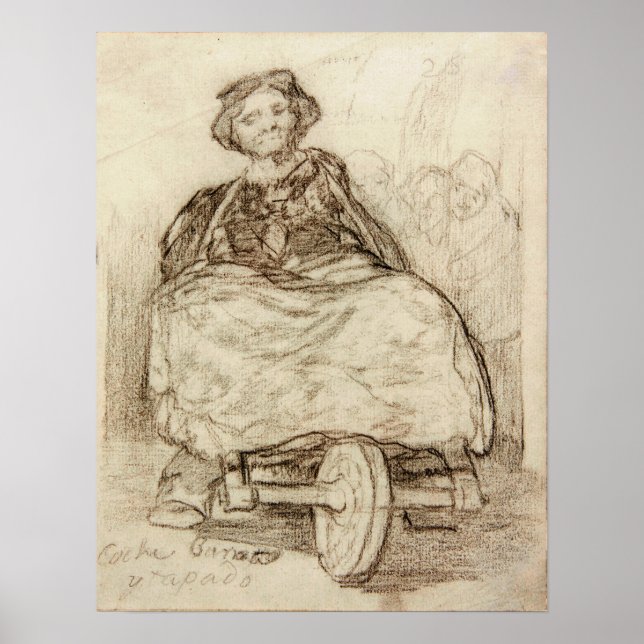 Póster Goya - Entrenador barato cubierto (Frente)