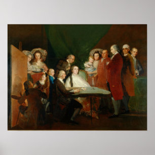 Póster Goya - Familia de la Infanta Don Luis 1783