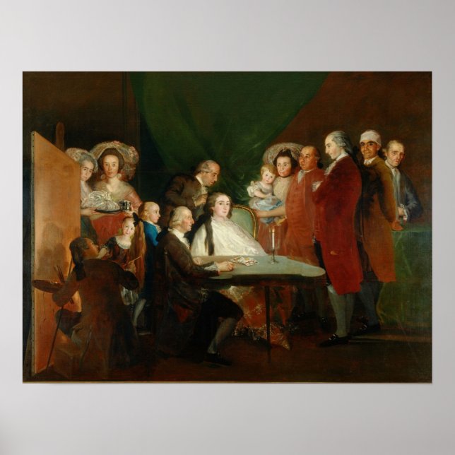 Póster Goya - Familia Infanta De Don Luis 1783 (Frente)