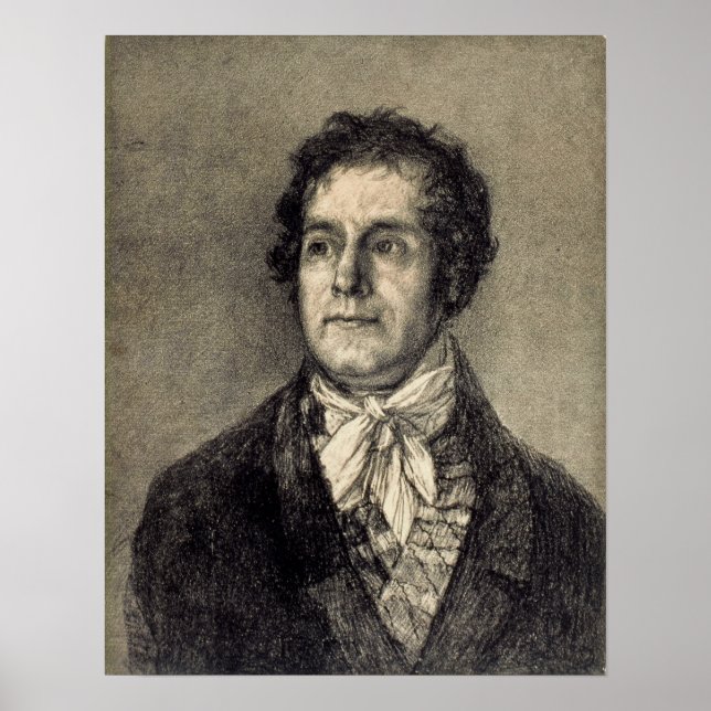 Póster Goya - La impresora Gaulon (Frente)