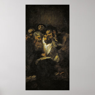 Póster Goya - Lectura O Política 1821